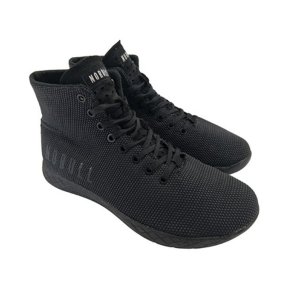 NOBULL Zumba High-Top Trainer Shoes Mens 8.5 Wmns 10 Black Athletic Gym Sneakers